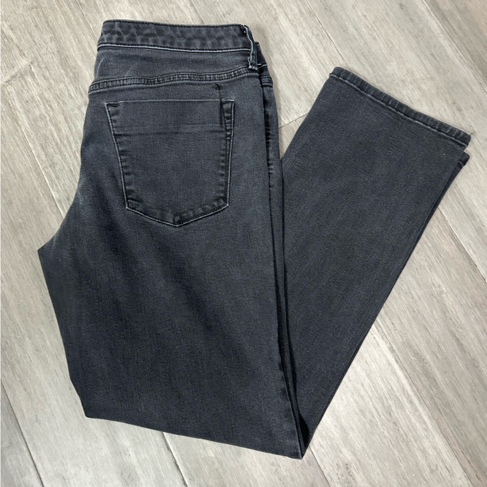 Mossimo black jeans straight petite size